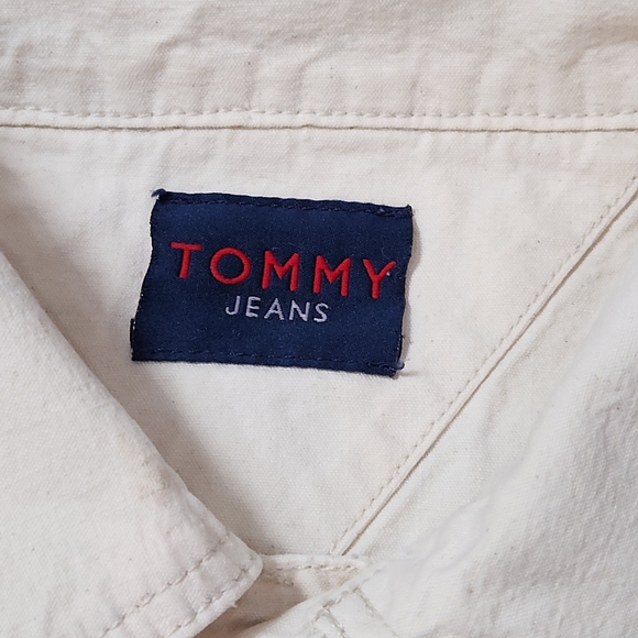 VINTAGE TOMMY HILFIGER EMBROIDERED PAINTERS VEST - Picture 3 of 8